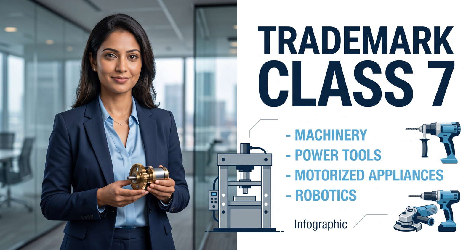 Class 7, Trademark Class 7 Machinery and Power Tools